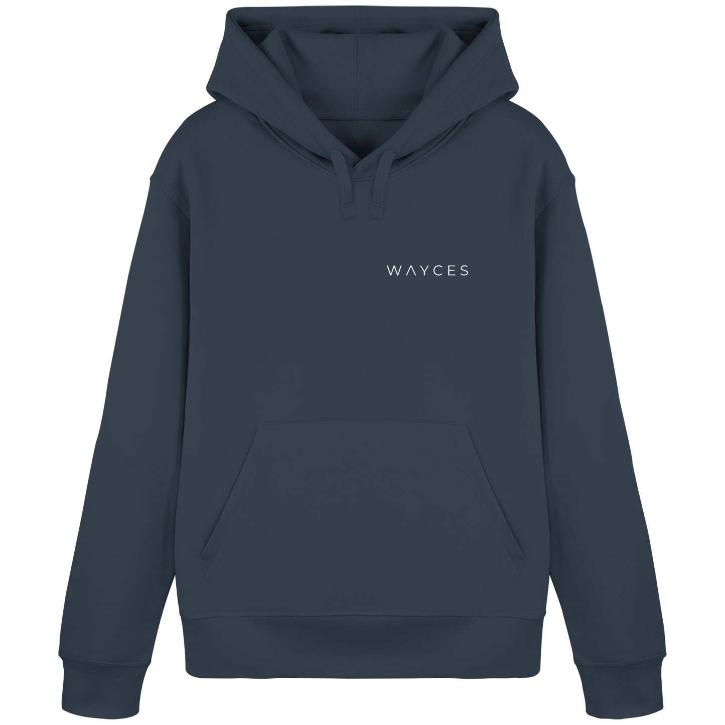 (somewhere) ways become places - Unisex Bio Basic Hoodie
