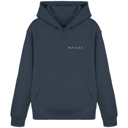 (somewhere) ways become places - Unisex Bio Basic Hoodie