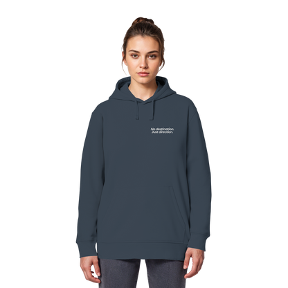 Weg durch die Dünen - No destination. Just direction. - Unisex Bio Basic Hoodie