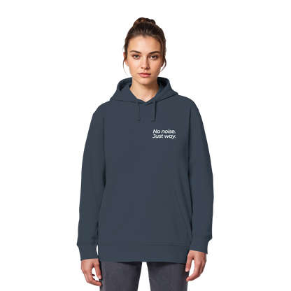 Waldweg - No noise. Just way. - Unisex Bio Basic Hoodie