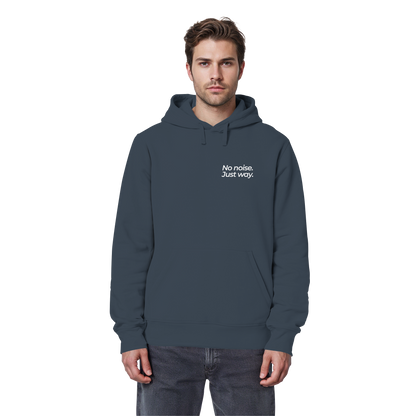 Waldweg - No noise. Just way. - Unisex Bio Basic Hoodie