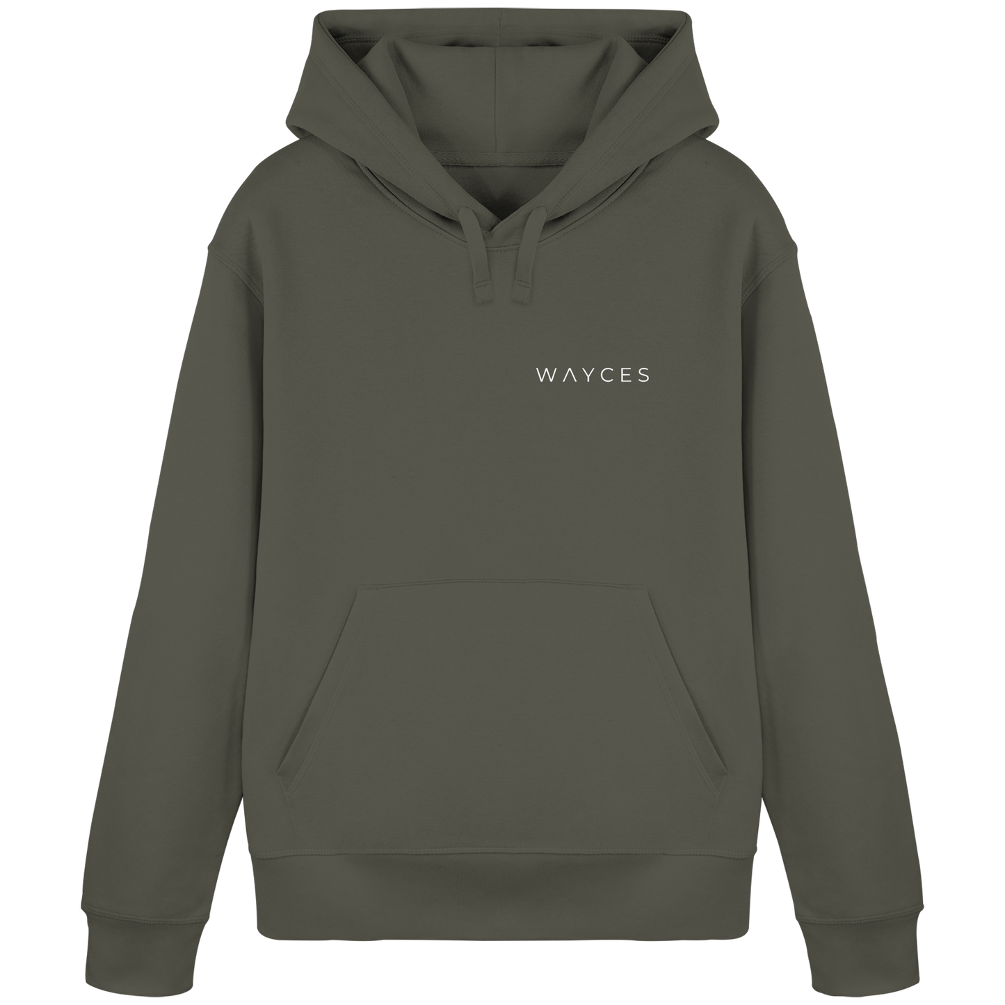 (somewhere) ways become places - Unisex Bio Basic Hoodie