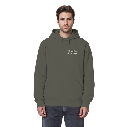 Waldweg - No noise. Just way. - Unisex Bio Basic Hoodie