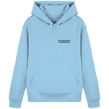 Weg durch die Dünen - No destination. Just direction. - Unisex Bio Basic Hoodie