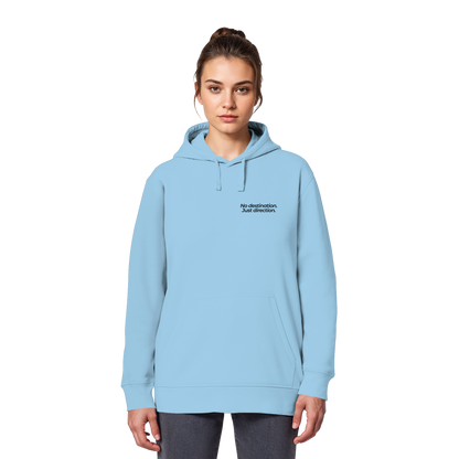 Weg durch die Dünen - No destination. Just direction. - Unisex Bio Basic Hoodie