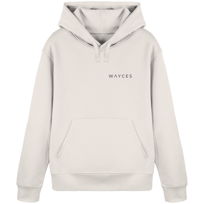 (somewhere) ways become places - Unisex Bio Basic Hoodie