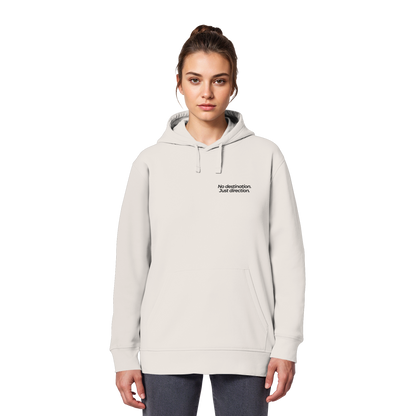 Weg durch die Dünen - No destination. Just direction. - Unisex Bio Basic Hoodie