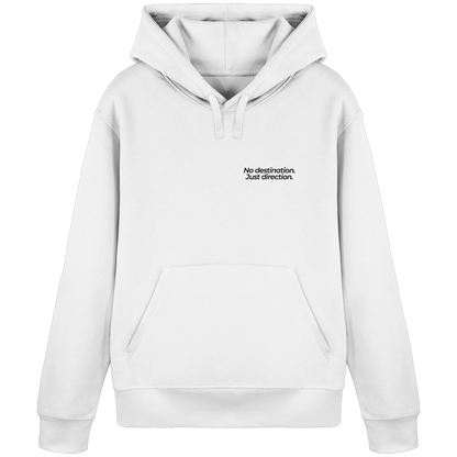 Weg durch die Dünen - No destination. Just direction. - Unisex Bio Basic Hoodie