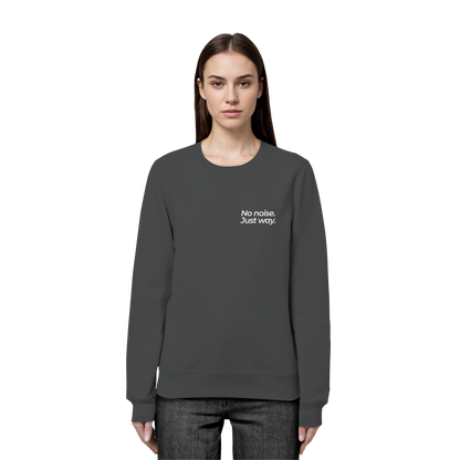 Waldweg - No noise. Just way. - Unisex Bio Basic Sweatshirt