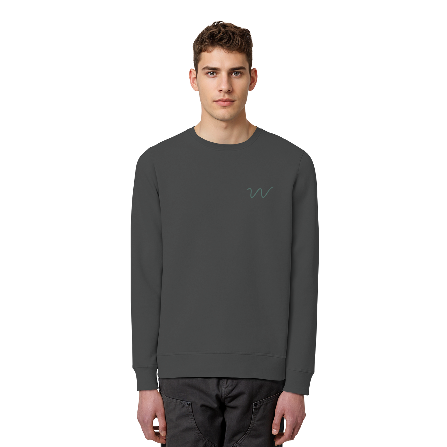 Camping Word-Square - Unisex Bio Basic Sweatshirt