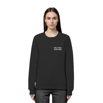 Waldweg - No noise. Just way. - Unisex Bio Basic Sweatshirt