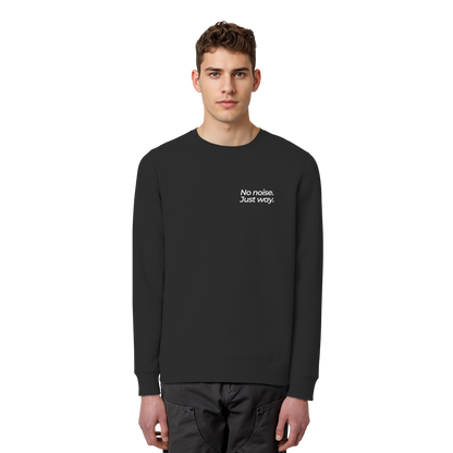 Waldweg - No noise. Just way. - Unisex Bio Basic Sweatshirt