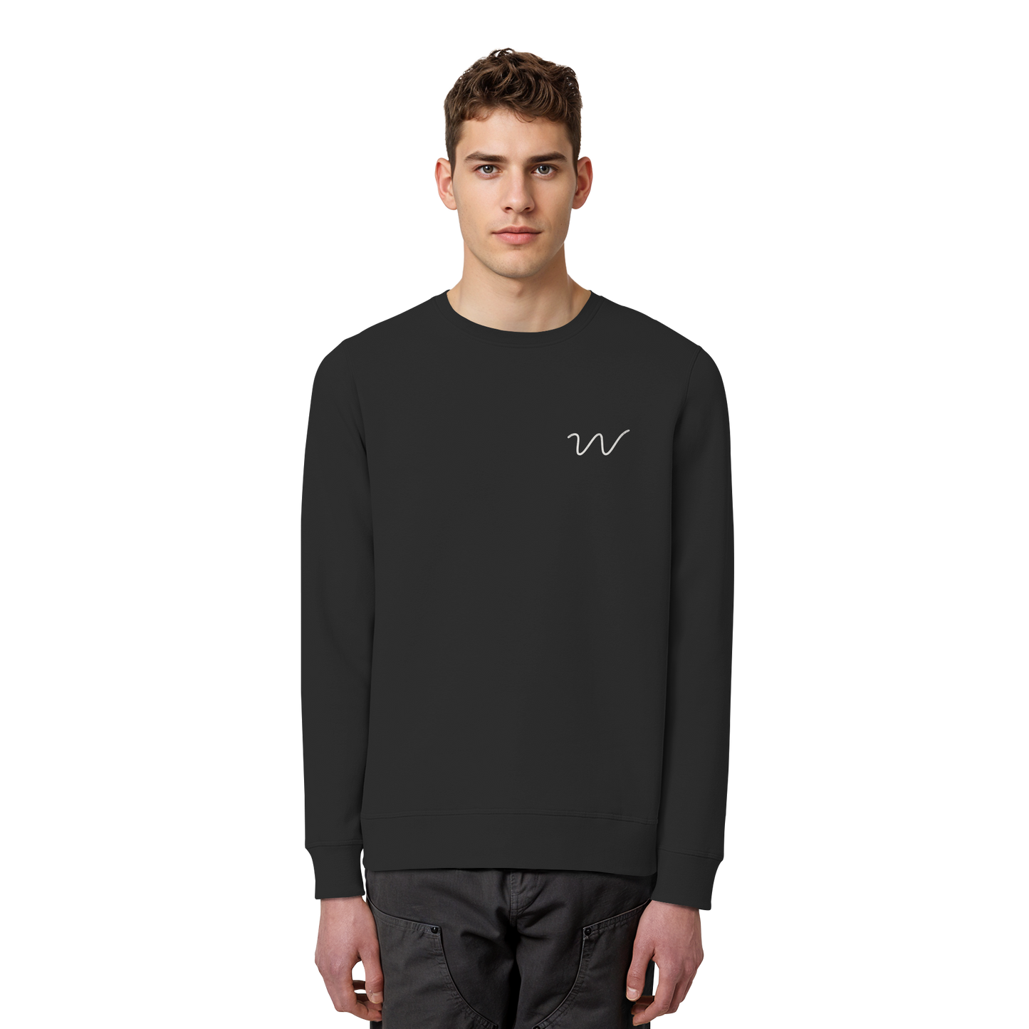 Camping Word-Square - Unisex Bio Basic Sweatshirt