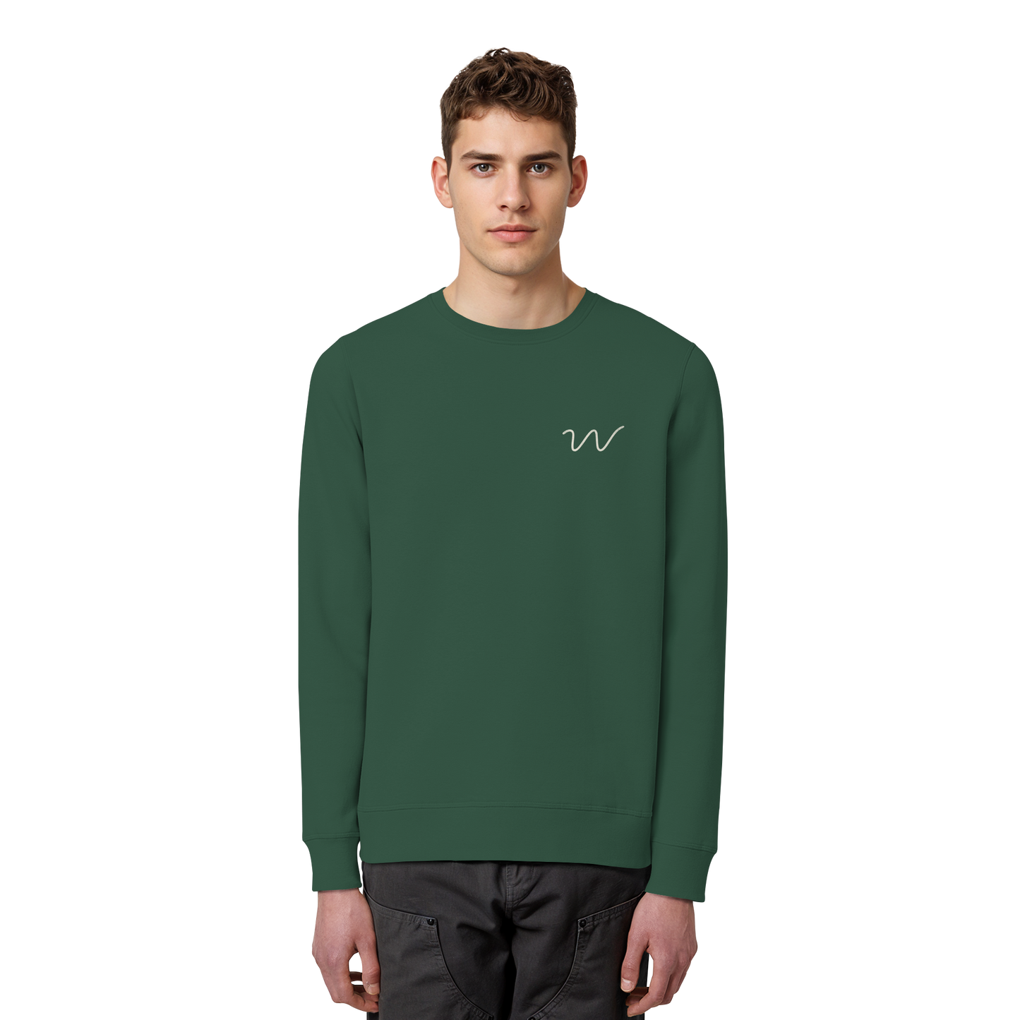 Camping Word-Square - Unisex Bio Basic Sweatshirt