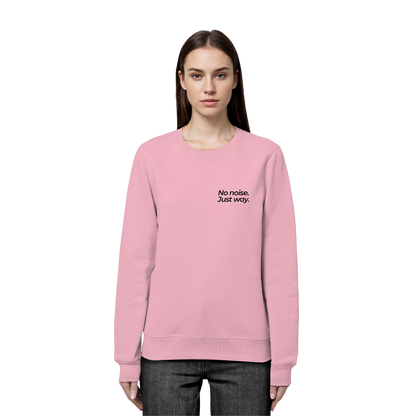Waldweg - No noise. Just way. - Unisex Bio Basic Sweatshirt