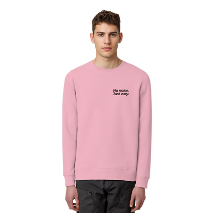 Waldweg - No noise. Just way. - Unisex Bio Basic Sweatshirt