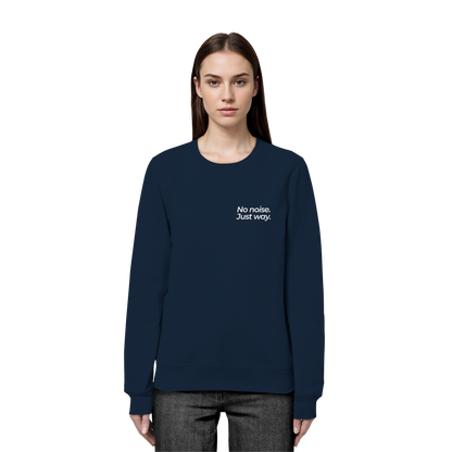 Waldweg - No noise. Just way. - Unisex Bio Basic Sweatshirt