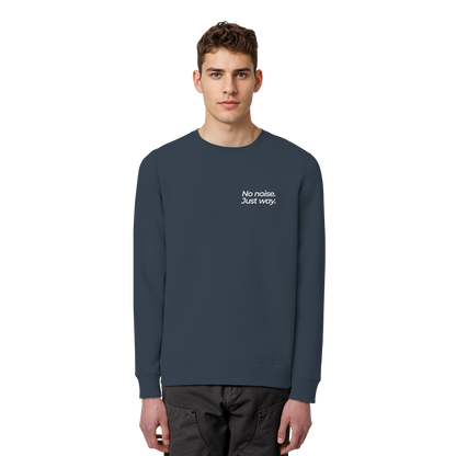 Waldweg - No noise. Just way. - Unisex Bio Basic Sweatshirt