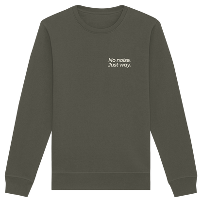 Waldweg - No noise. Just way. - Unisex Bio Basic Sweatshirt