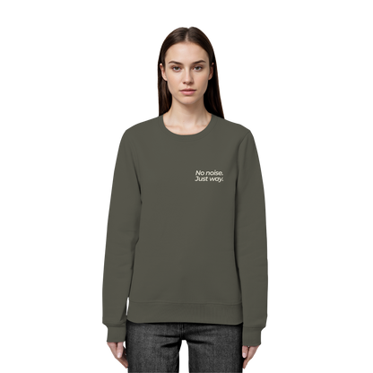 Waldweg - No noise. Just way. - Unisex Bio Basic Sweatshirt