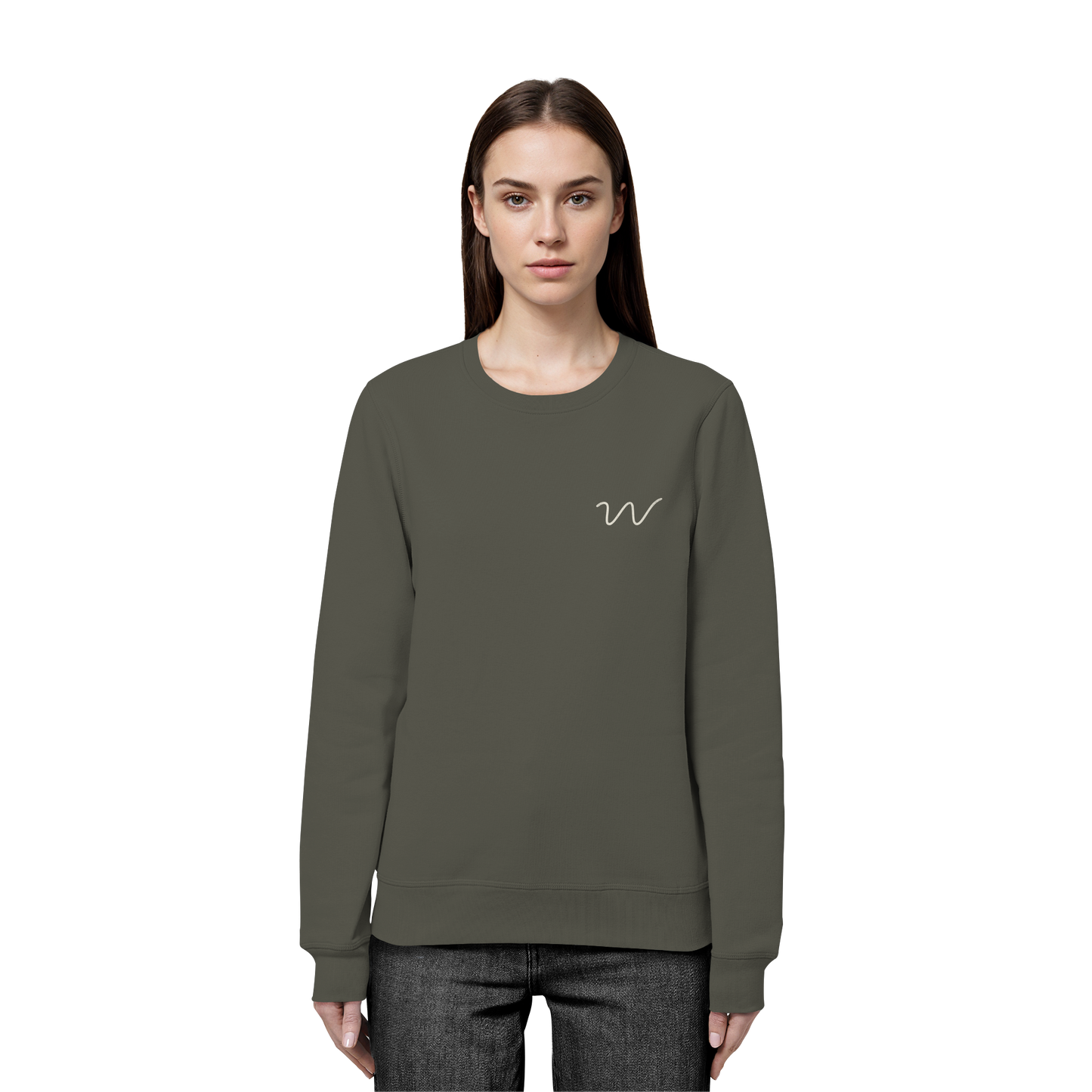 Camping Word-Square - Unisex Bio Basic Sweatshirt
