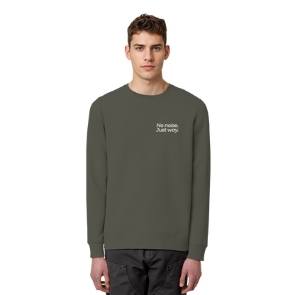Waldweg - No noise. Just way. - Unisex Bio Basic Sweatshirt