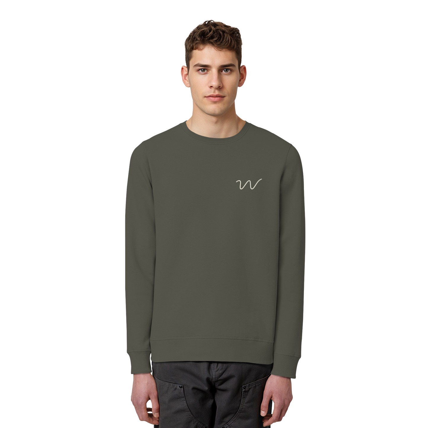 Camping Word-Square - Unisex Bio Basic Sweatshirt