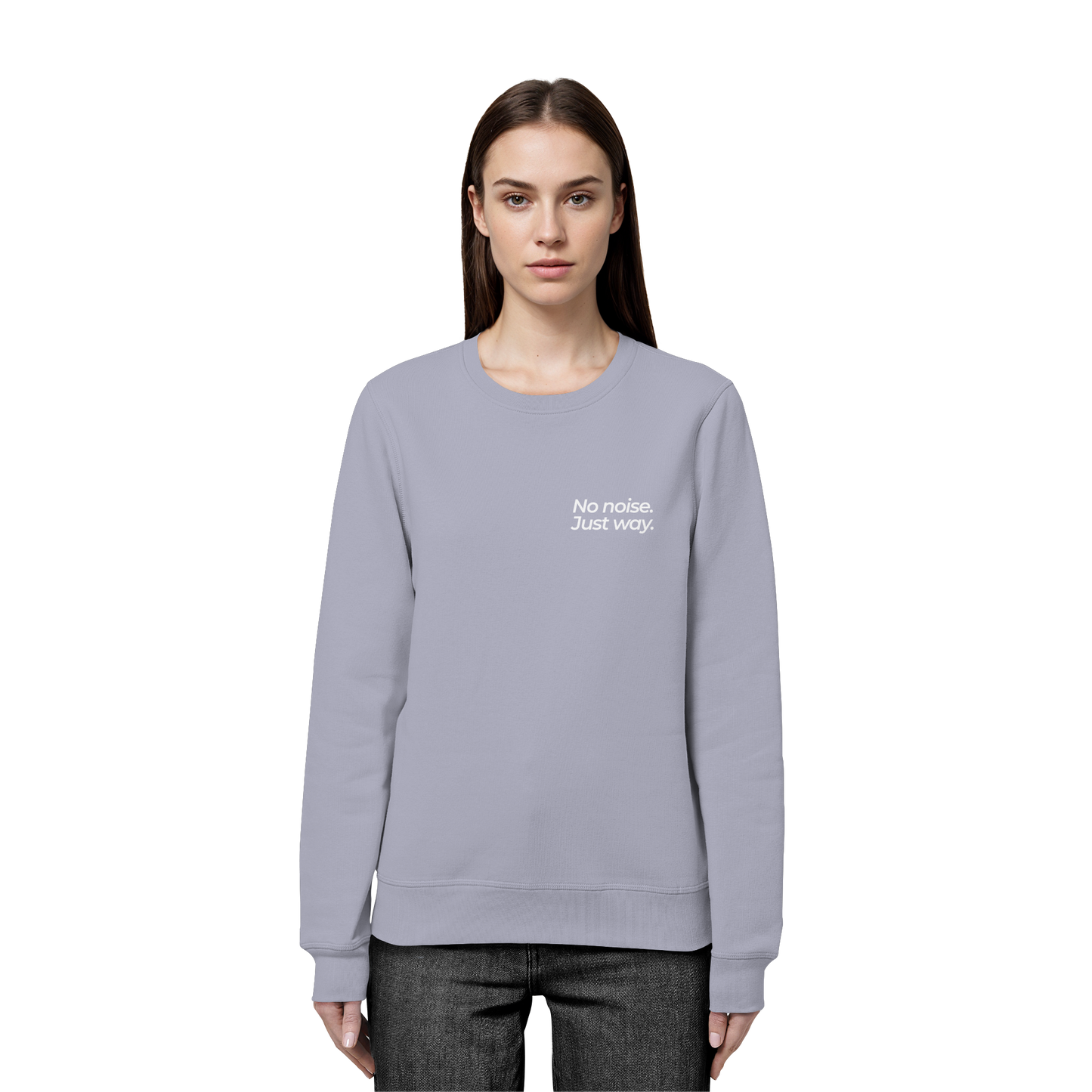 Waldweg - No noise. Just way. - Unisex Bio Basic Sweatshirt