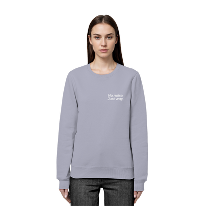 Waldweg - No noise. Just way. - Unisex Bio Basic Sweatshirt