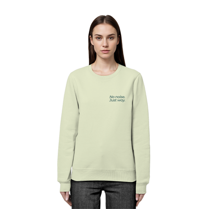Waldweg - No noise. Just way. - Unisex Bio Basic Sweatshirt