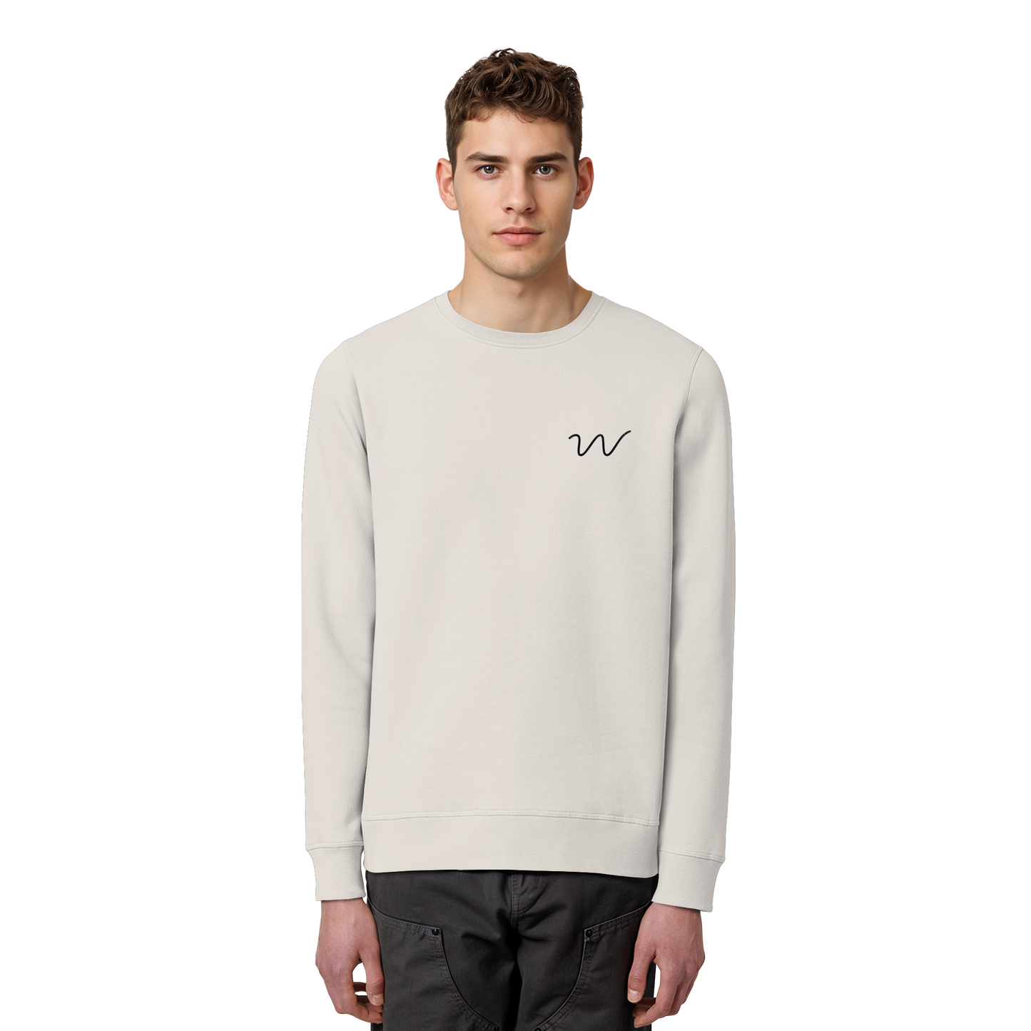 Camping Word-Square - Unisex Bio Basic Sweatshirt