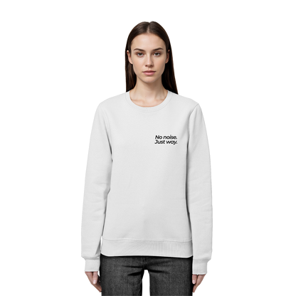 Waldweg - No noise. Just way. - Unisex Bio Basic Sweatshirt