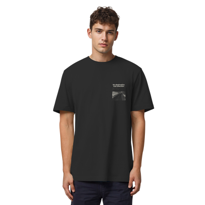 Weg durch die Dünen - No destination. Just direction. - Bio Heavy Shirt