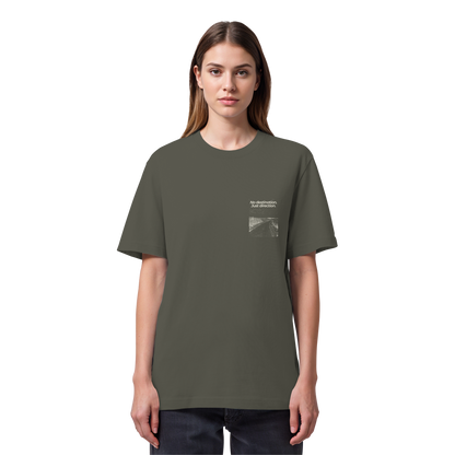 Weg durch die Dünen - No destination. Just direction. - Bio Heavy Shirt