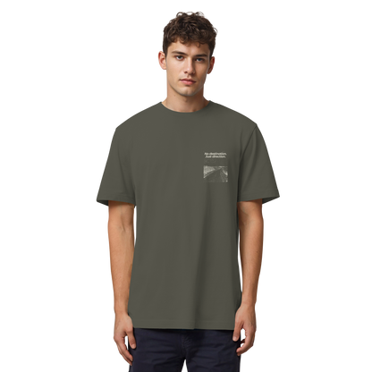 Weg durch die Dünen - No destination. Just direction. - Bio Heavy Shirt