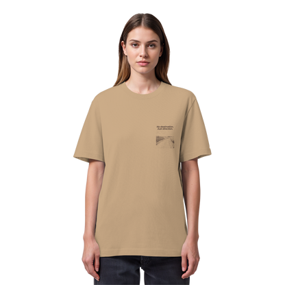 Weg durch die Dünen - No destination. Just direction. - Bio Heavy Shirt