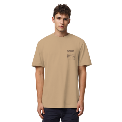 Weg durch die Dünen - No destination. Just direction. - Bio Heavy Shirt