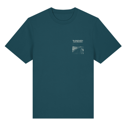 Weg durch die Dünen - No destination. Just direction. - Bio Heavy Shirt