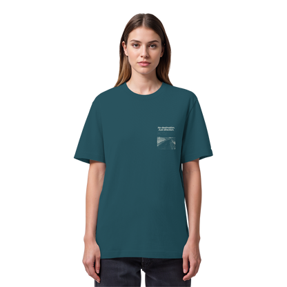 Weg durch die Dünen - No destination. Just direction. - Bio Heavy Shirt