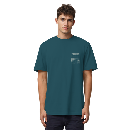 Weg durch die Dünen - No destination. Just direction. - Bio Heavy Shirt