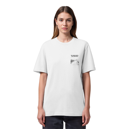 Weg durch die Dünen - No destination. Just direction. - Bio Heavy Shirt