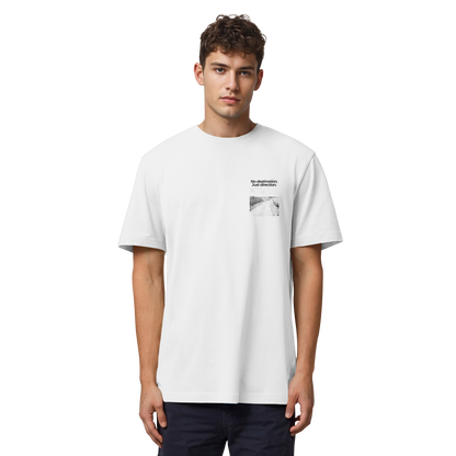 Weg durch die Dünen - No destination. Just direction. - Bio Heavy Shirt