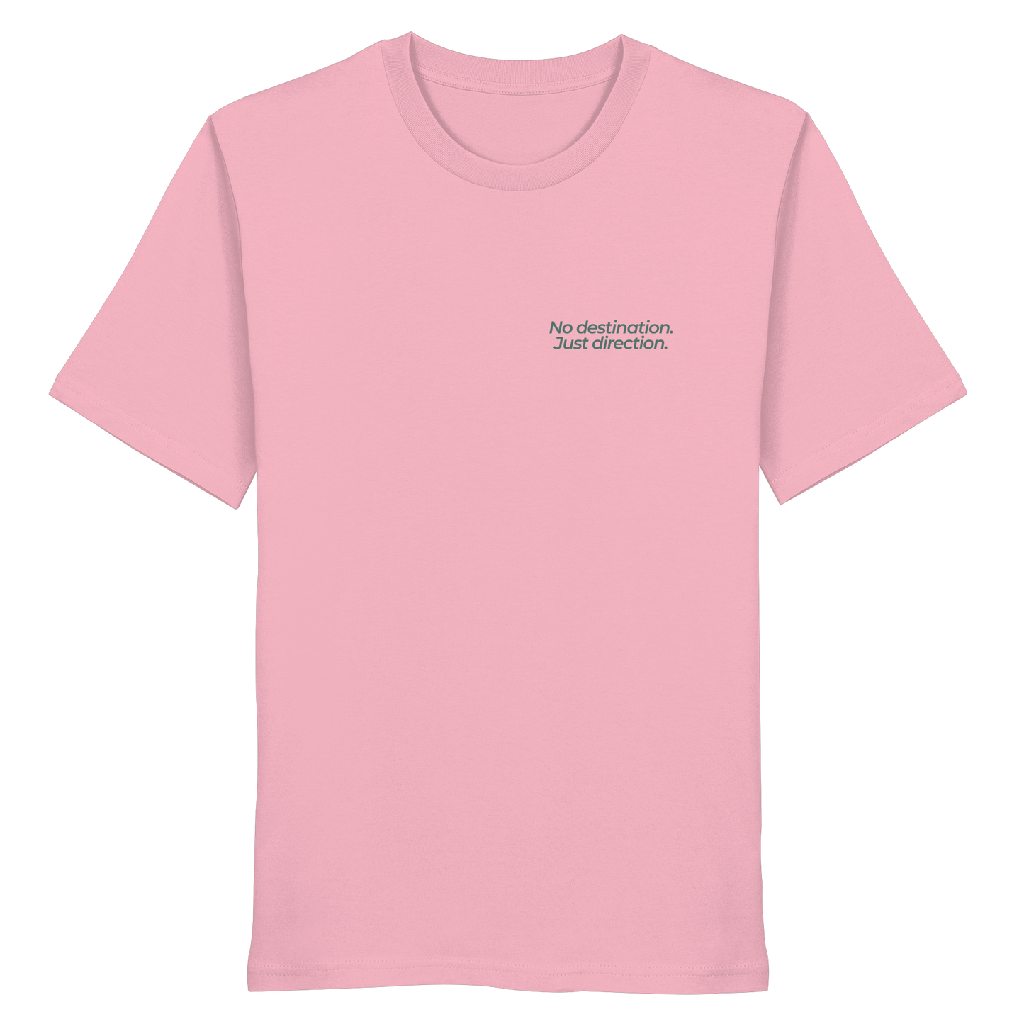 Weg durch die Dünen - No destination. Just direction. - Unisex Bio T-Shirt