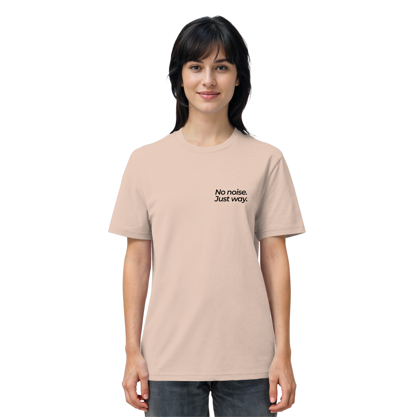 Waldweg - No noise. Just way. - Unisex Bio T-Shirt