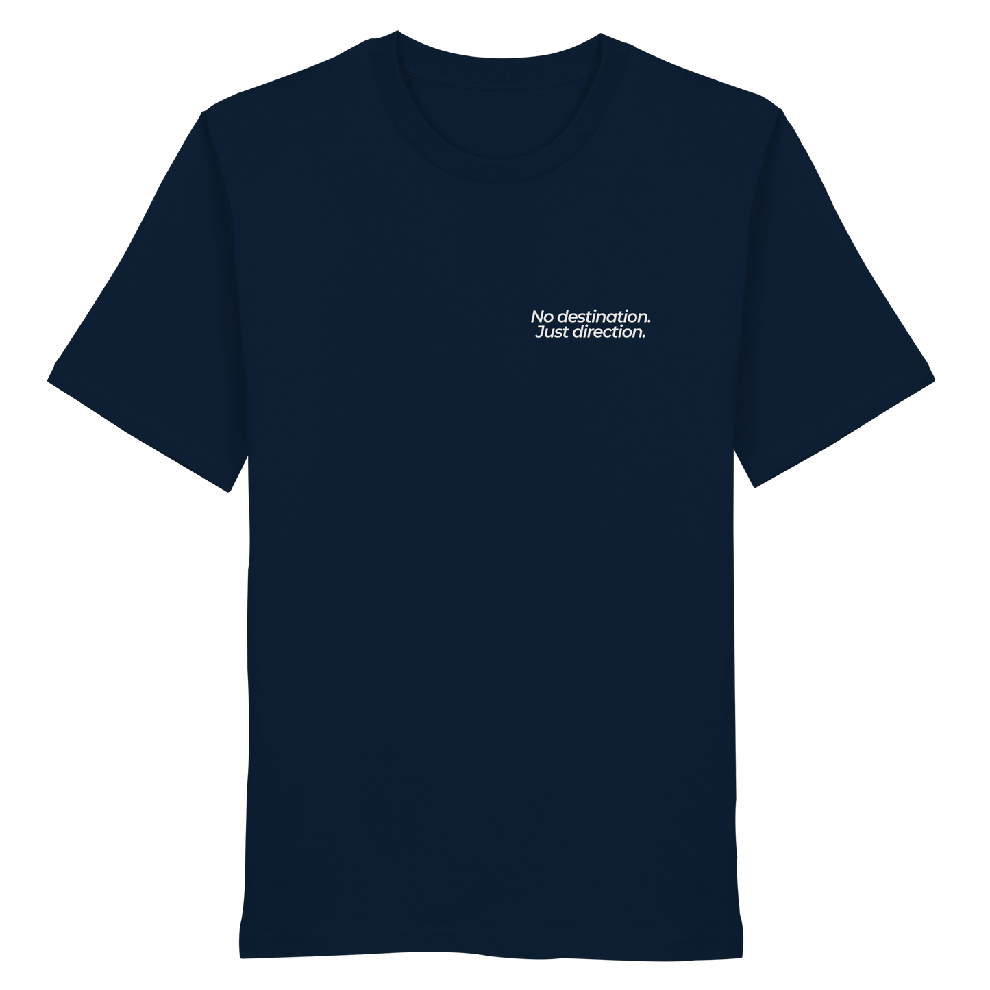 Weg durch die Dünen - No destination. Just direction. - Unisex Bio T-Shirt
