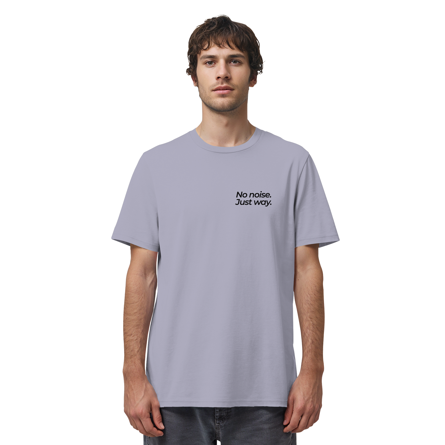 Waldweg - No noise. Just way. - Unisex Bio T-Shirt