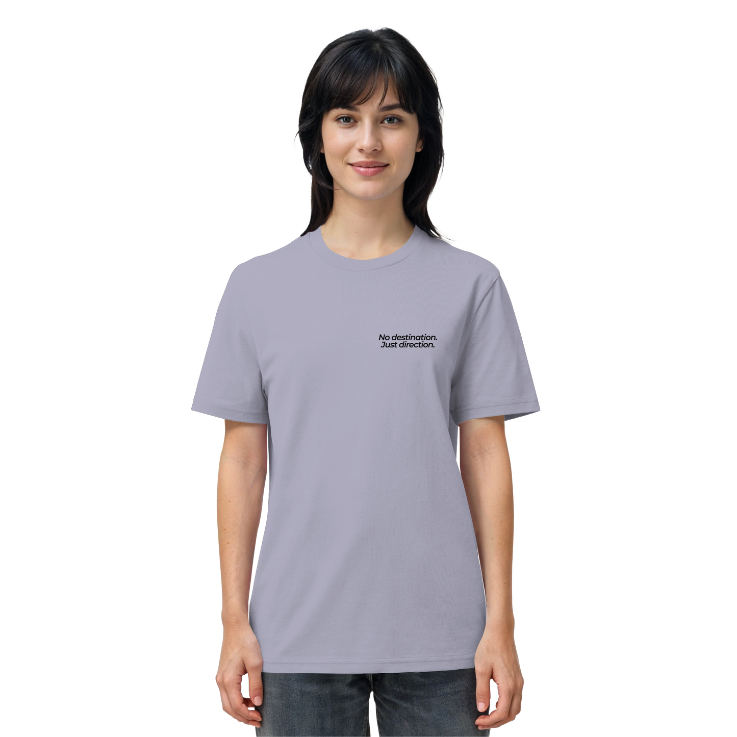 Weg durch die Dünen - No destination. Just direction. - Unisex Bio T-Shirt