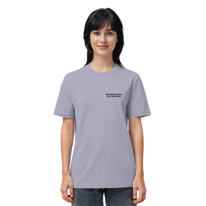 Weg durch die Dünen - No destination. Just direction. - Unisex Bio T-Shirt